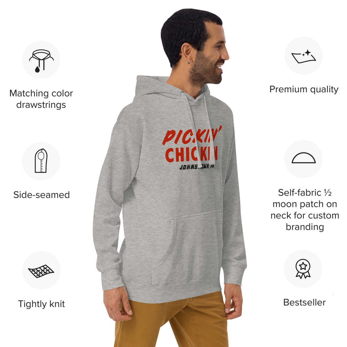 Pickin' Chicken - Johnstown, PA | Hoodie product image 4