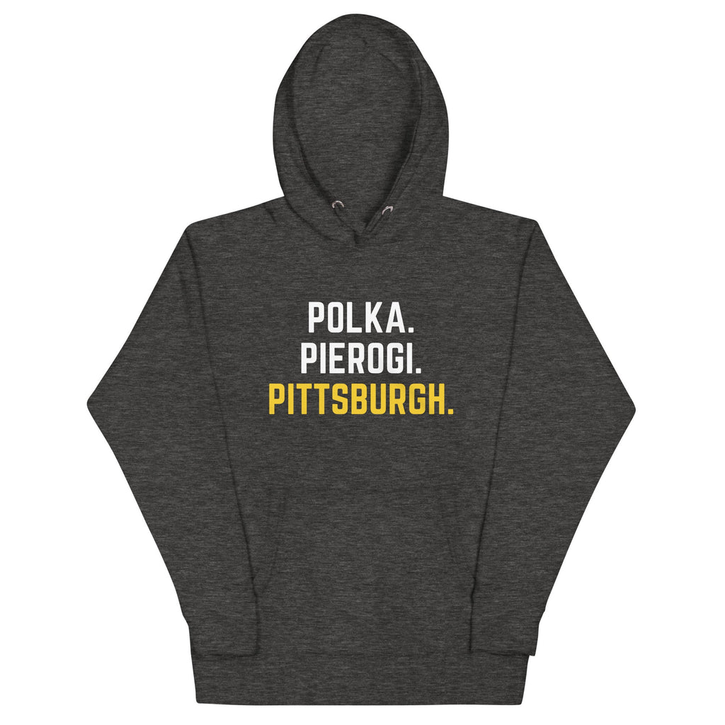 Polka. Pierogi. Pittsburgh. | Hoodie product image 3