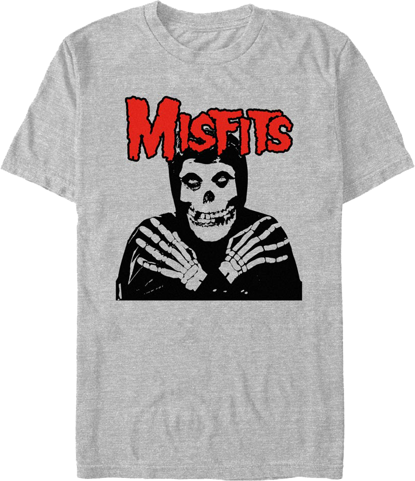 Crimson Ghost Crossed Arms Misfits T-Shirt product image 1