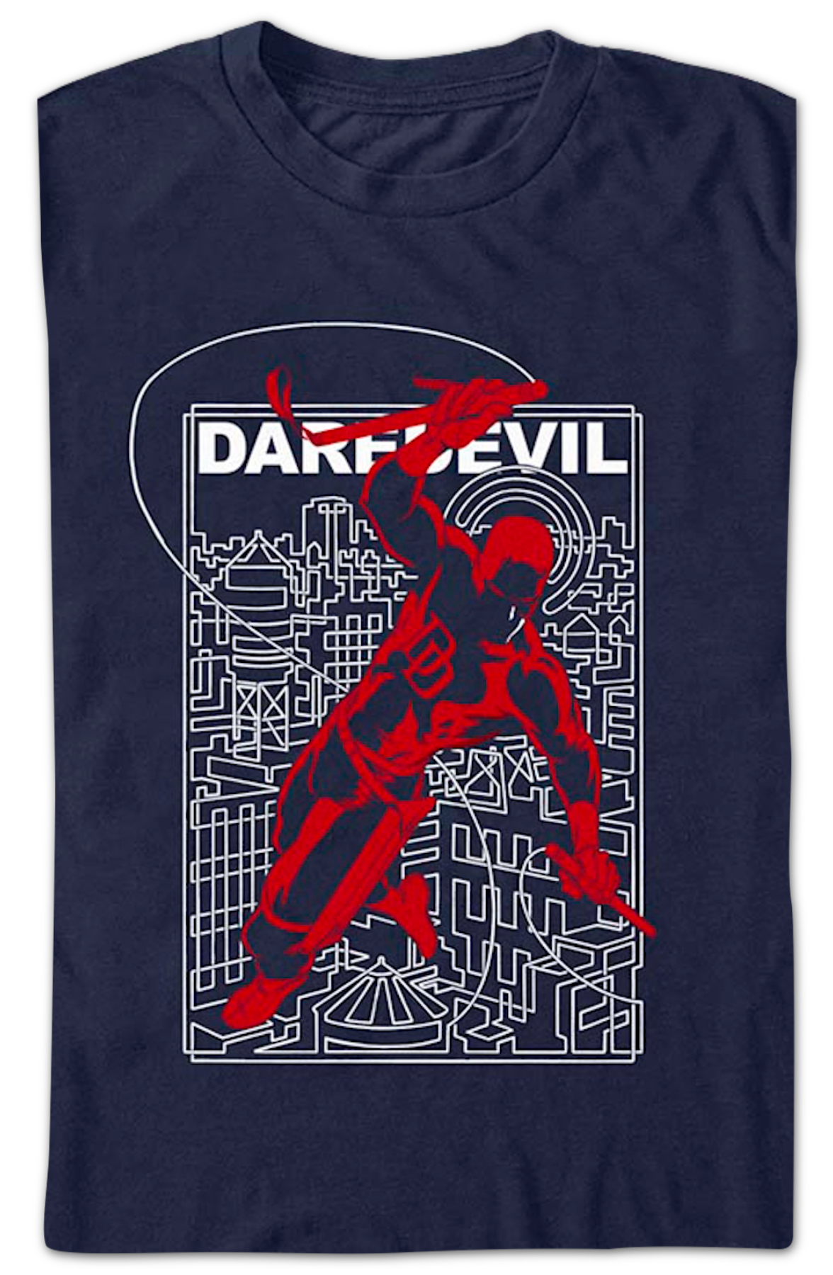Daredevil Hell's Kitchen Blueprint Marvel Comics T-Shirt product image 2