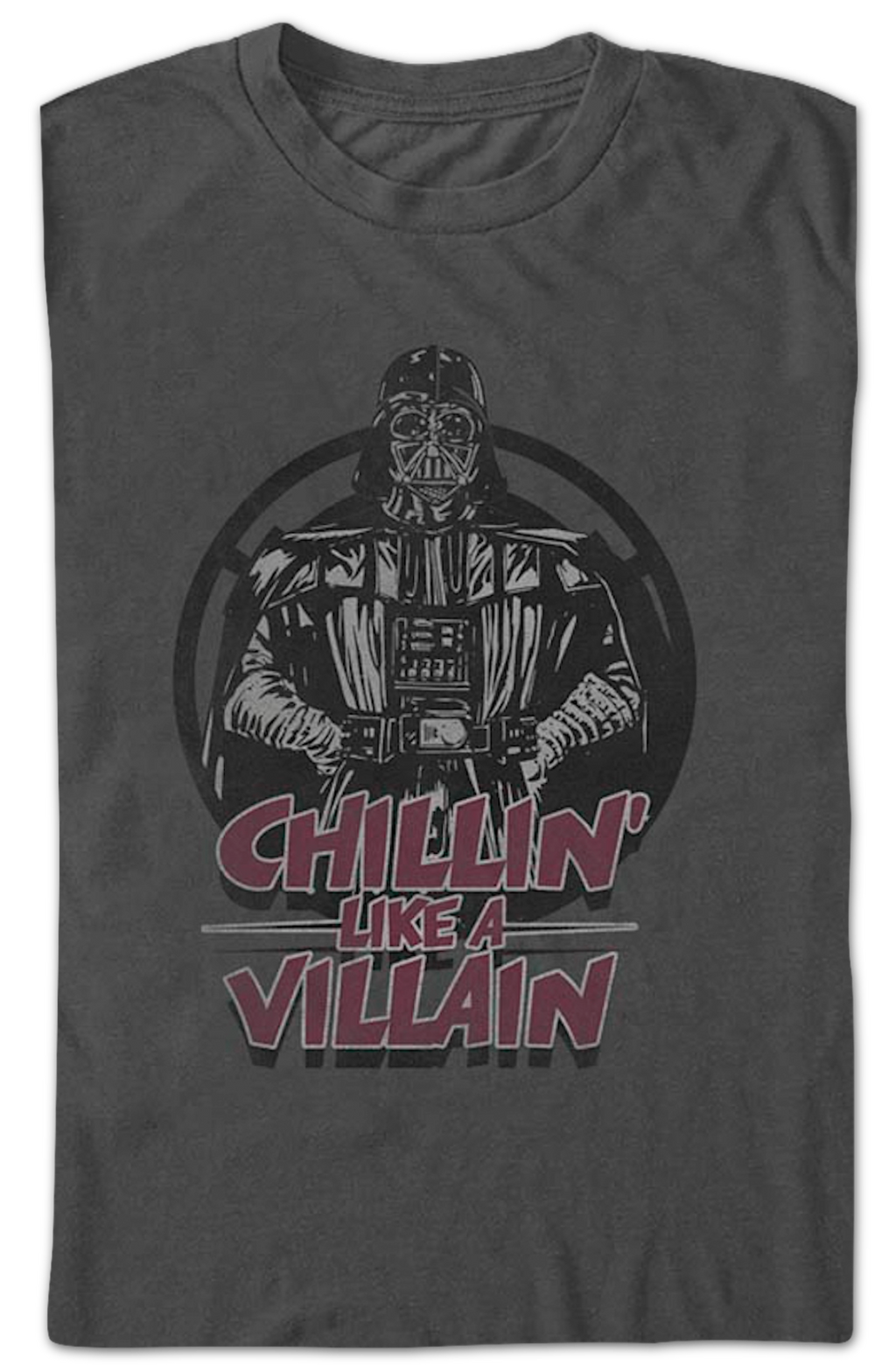 Darth Vader Chillin' Like A Villain Star Wars T-Shirt product image 2