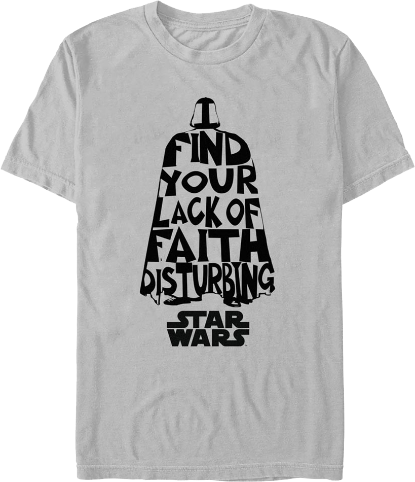 Darth Vader I Find Your Lack Of Faith Disturbing Star Wars product image 1