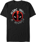 Deadpool Bullet Holes Marvel Comics T-Shirt product image 1