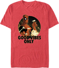 Deadpool Good Vibes Only Marvel Comics T-Shirt product image 1
