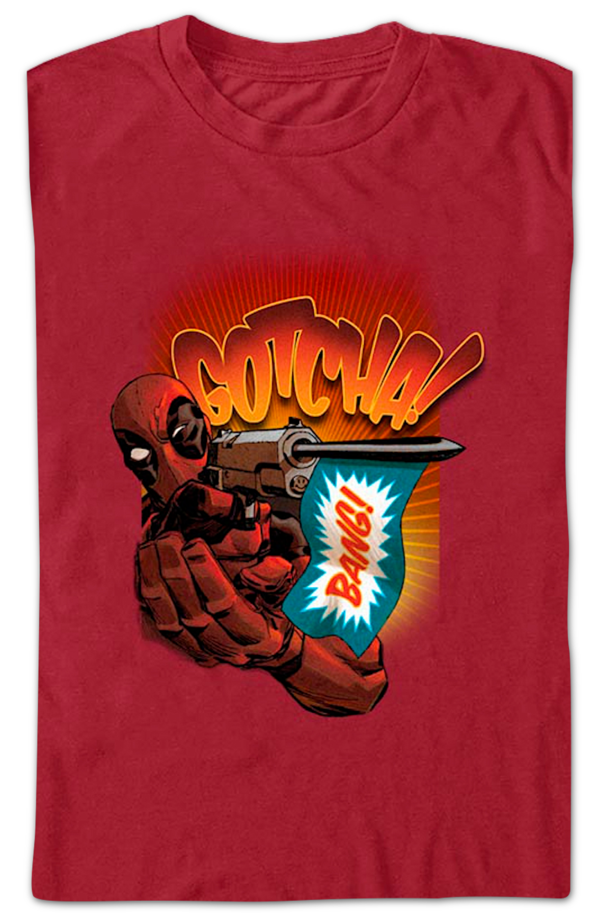 Deadpool Gotcha Marvel Comics T-Shirt product image 2