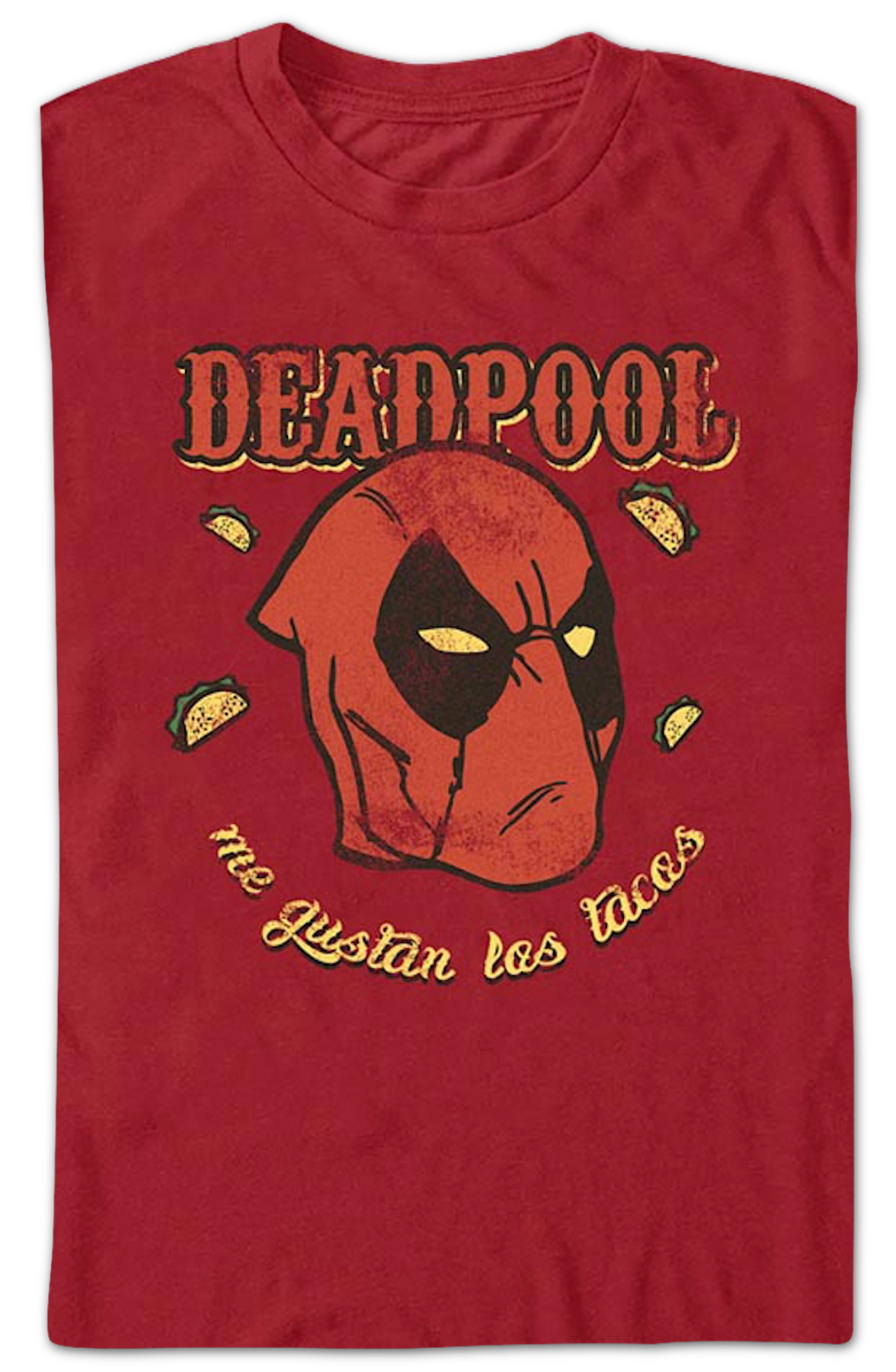 Deadpool Me Gustan Las Tacos Marvel Comics T-Shirt product image 2