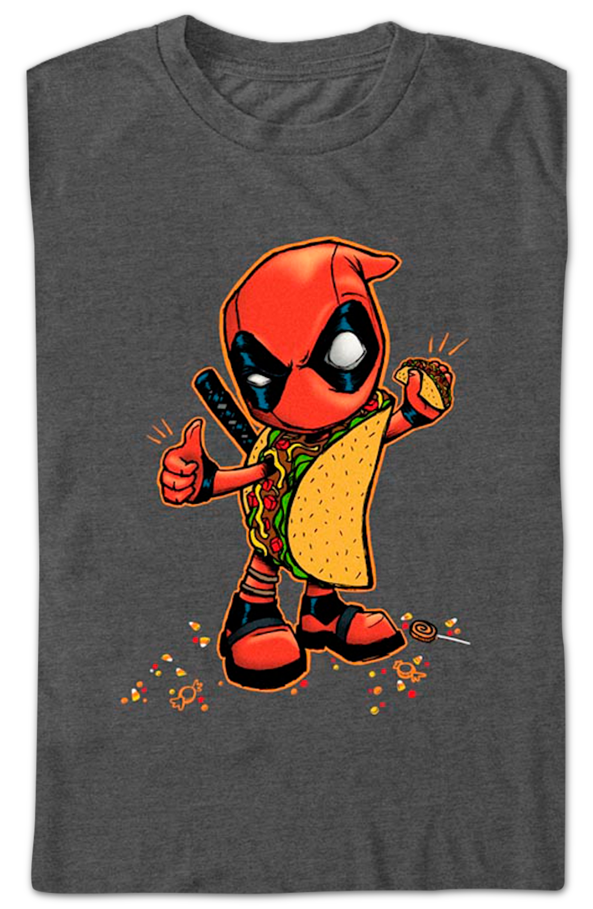 Deadpool Taco Costume Marvel Comics T-Shirt product image 2