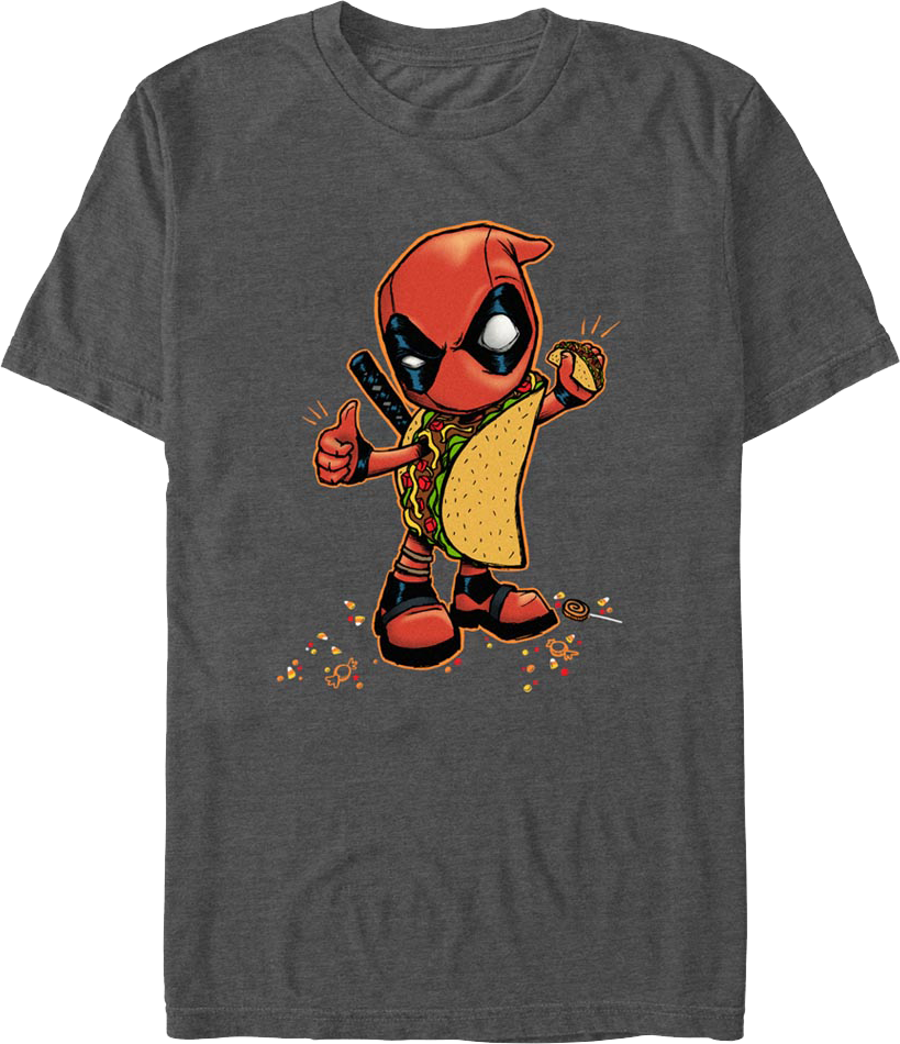 Deadpool Taco Costume Marvel Comics T-Shirt product image 1