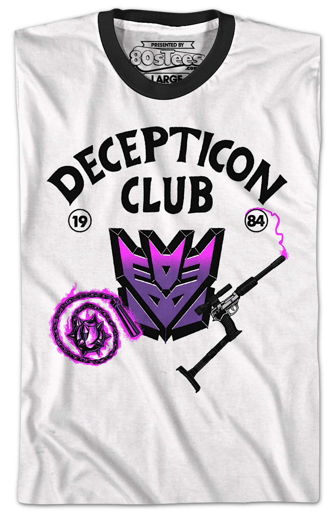 Decepticon Club Transformers Ringer Shirt product image 2