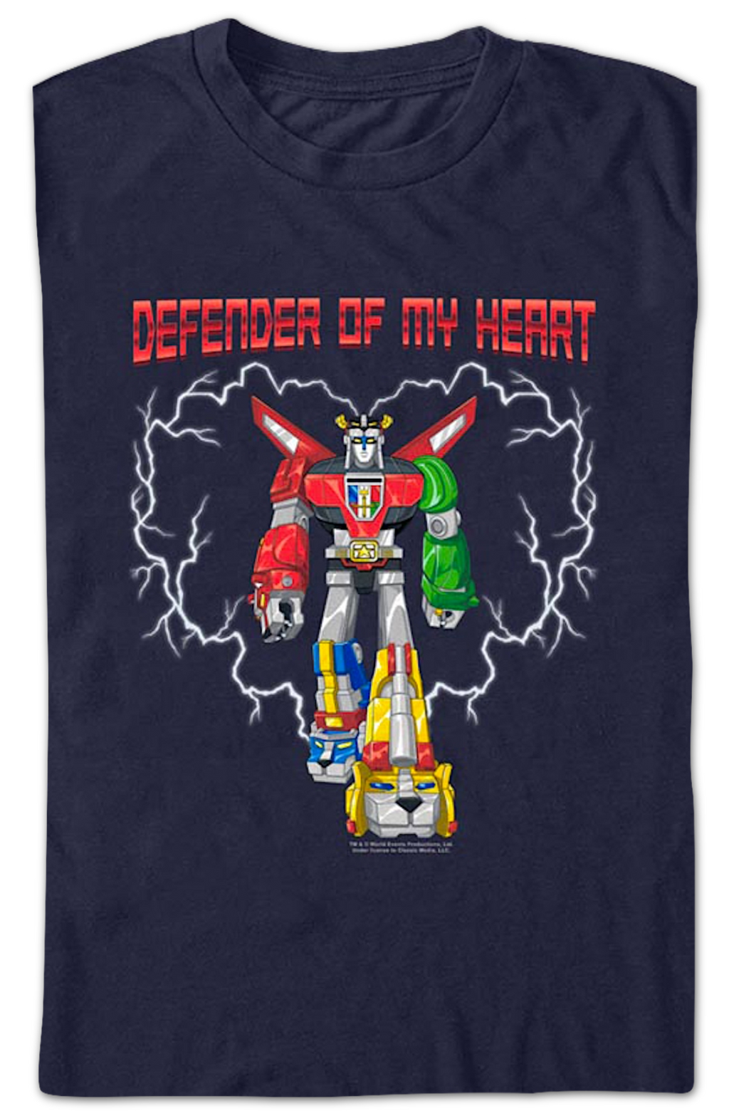 Defender Of My Heart Voltron T-Shirt product image 2