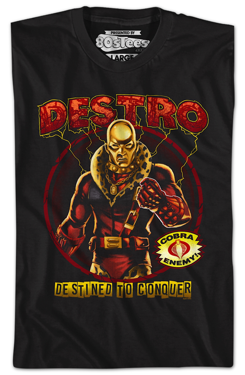 Destro Destined To Conquer GI Joe T-Shirt product image 2