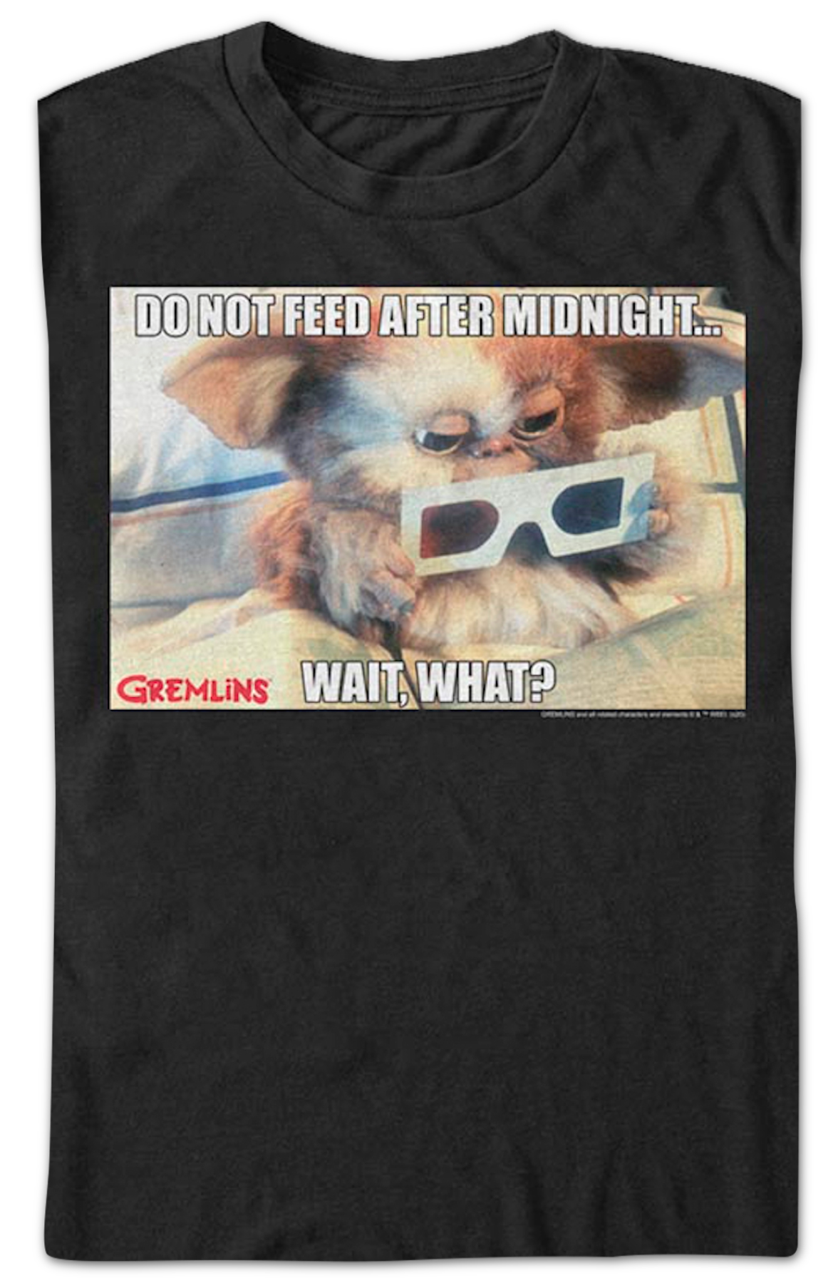 Do Not Feed After Midnight Meme Gremlins T-Shirt product image 2