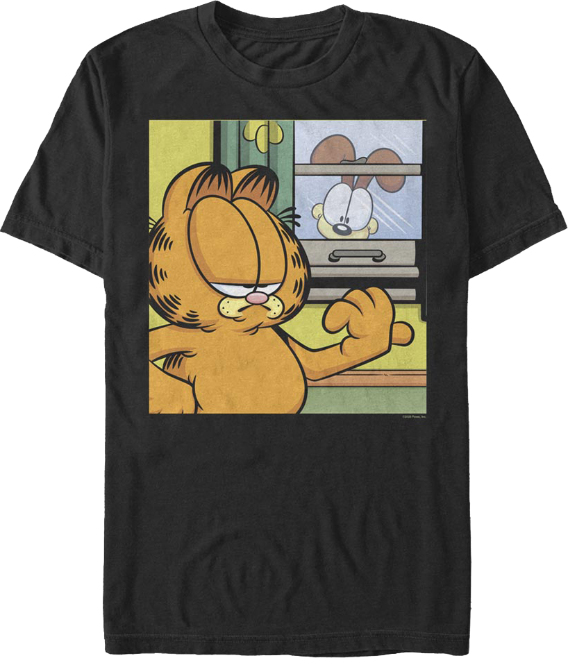 Doggie In The Window Garfield T-Shirt product image 1