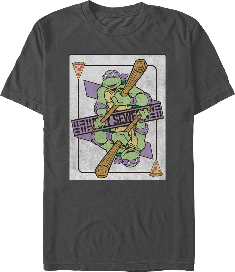 Donatello Playing Card Teenage Mutant Ninja Turtles T-Shirt product image 1