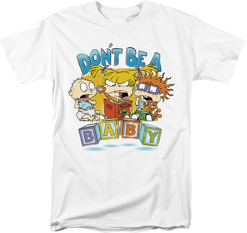 Don't Be A Baby Blocks Rugrats T-Shirt product image 1