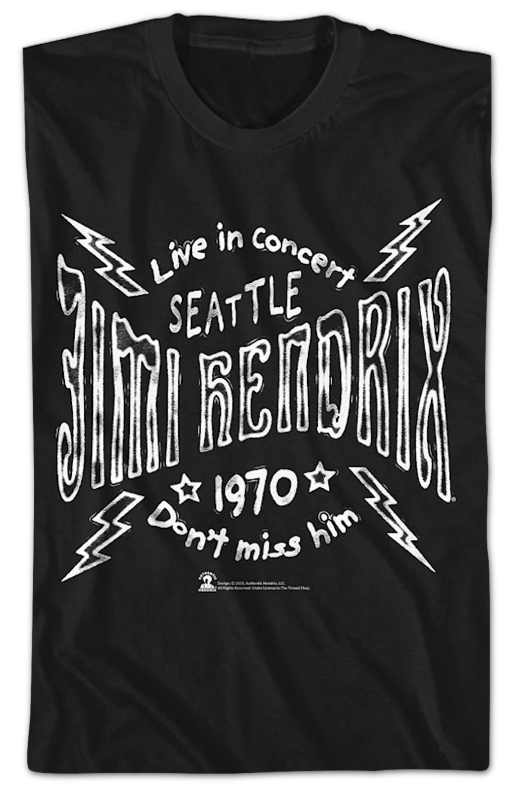Don't Miss Him Jimi Hendrix T-Shirt product image 2