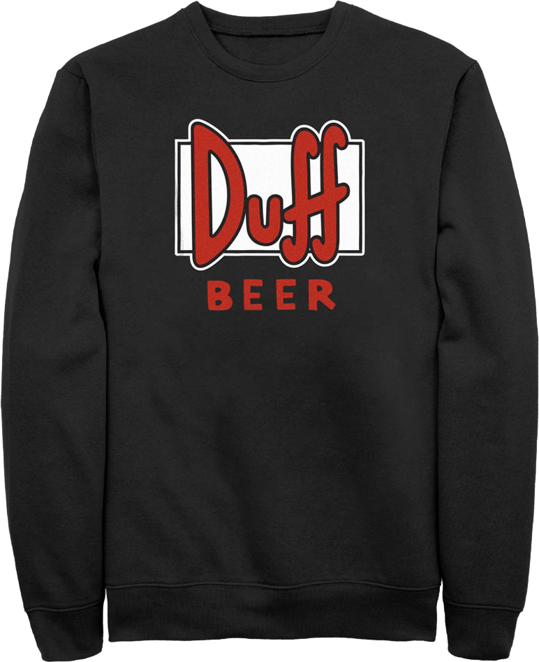 Duff Beer Logo Simpsons Sweatshirt product image 1