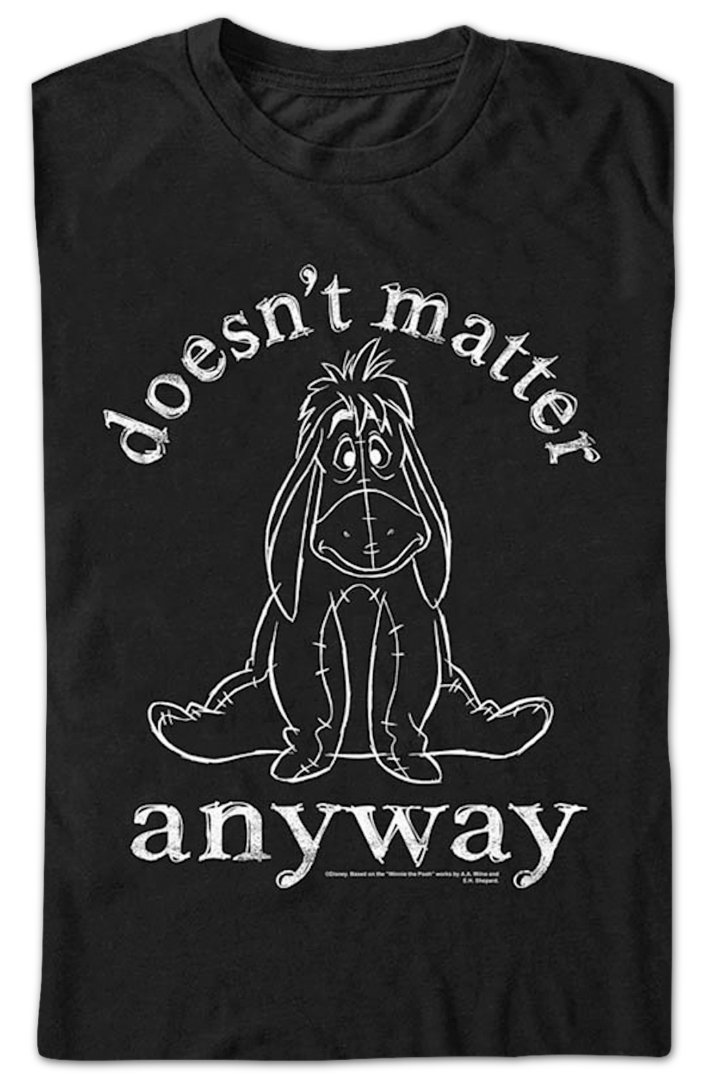 Eeyore Doesn't Matter Anyway Winnie The Pooh T-Shirt product image 2