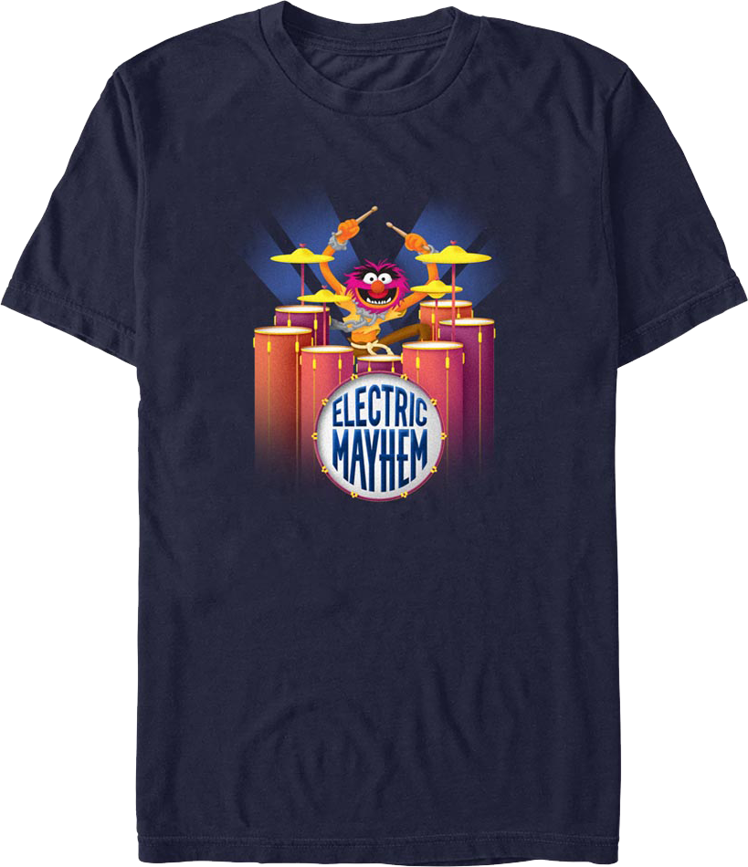 Electric Mayhem Drum Solo Muppets T-Shirt product image 1