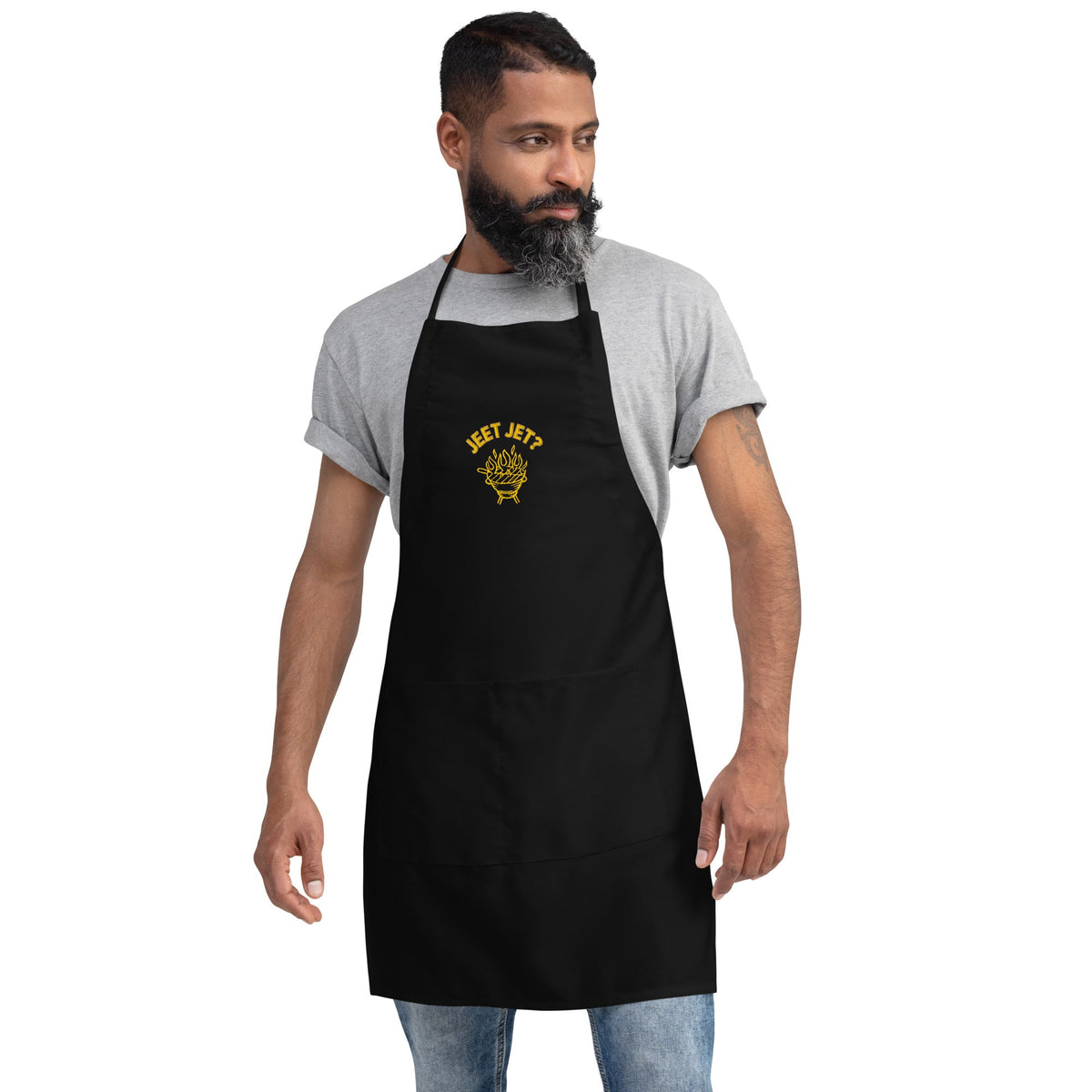 Jeet Jet? | Embroidered Apron