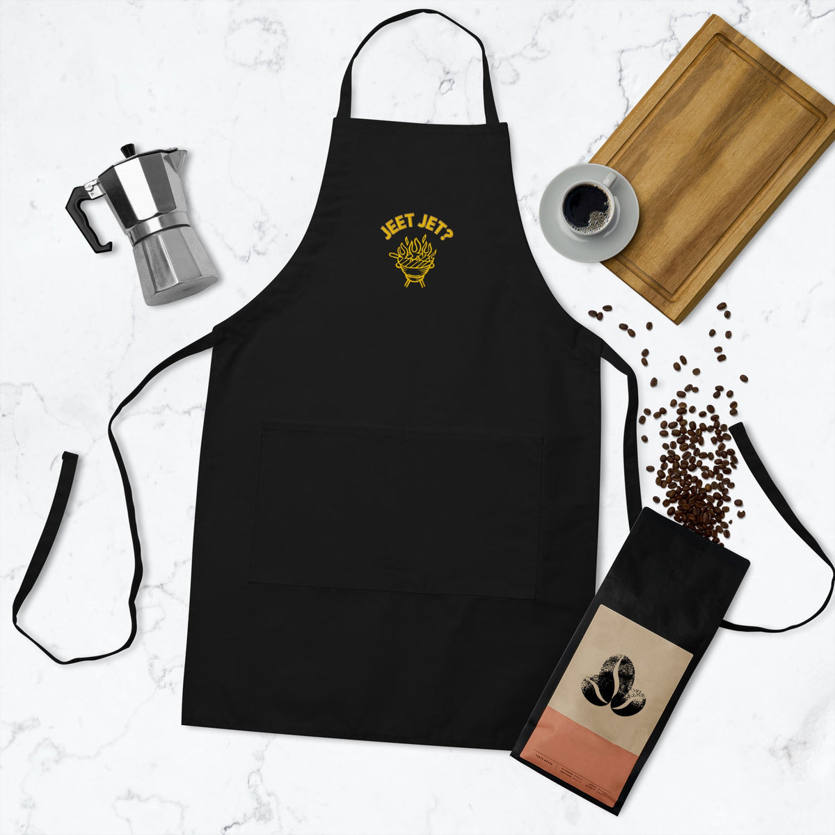 Jeet Jet? | Embroidered Apron