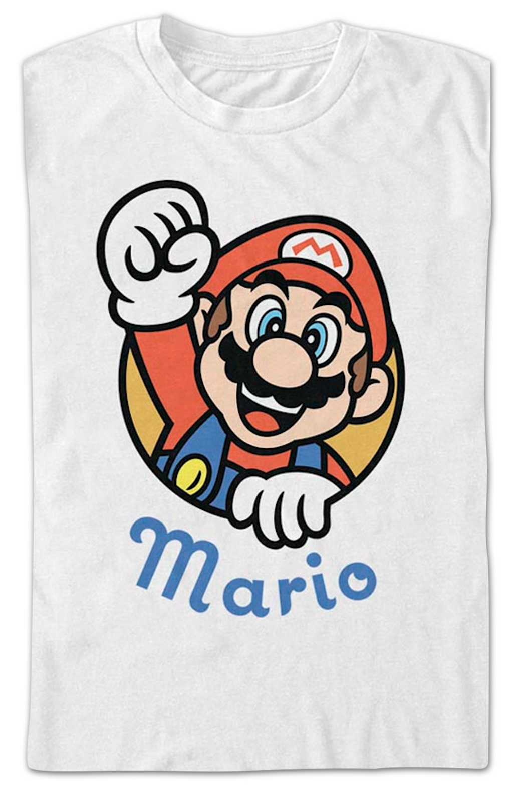 White Fist Pump Super Mario Bros. T-Shirt product image 2
