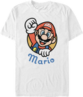 White Fist Pump Super Mario Bros. T-Shirt product image 1