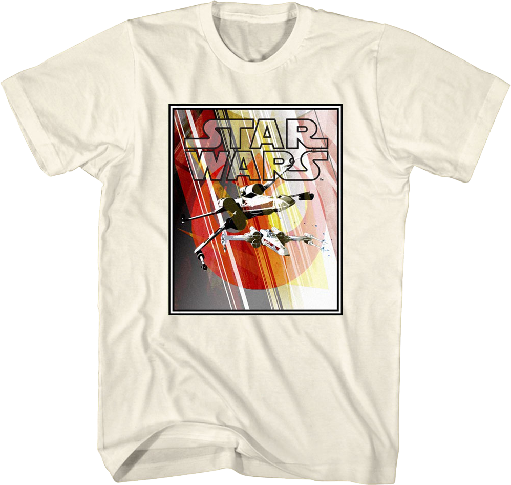 Framed X-Wing Starfighters Star Wars T-Shirt product image 1