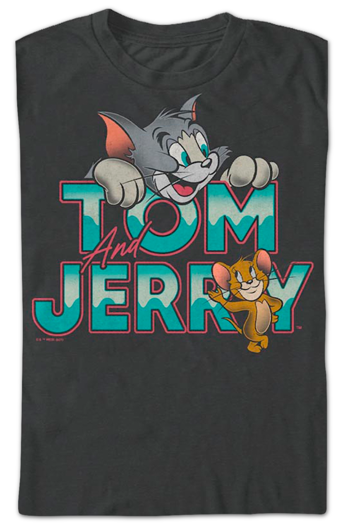Classic Frenemies Tom And Jerry T-Shirt product image 2