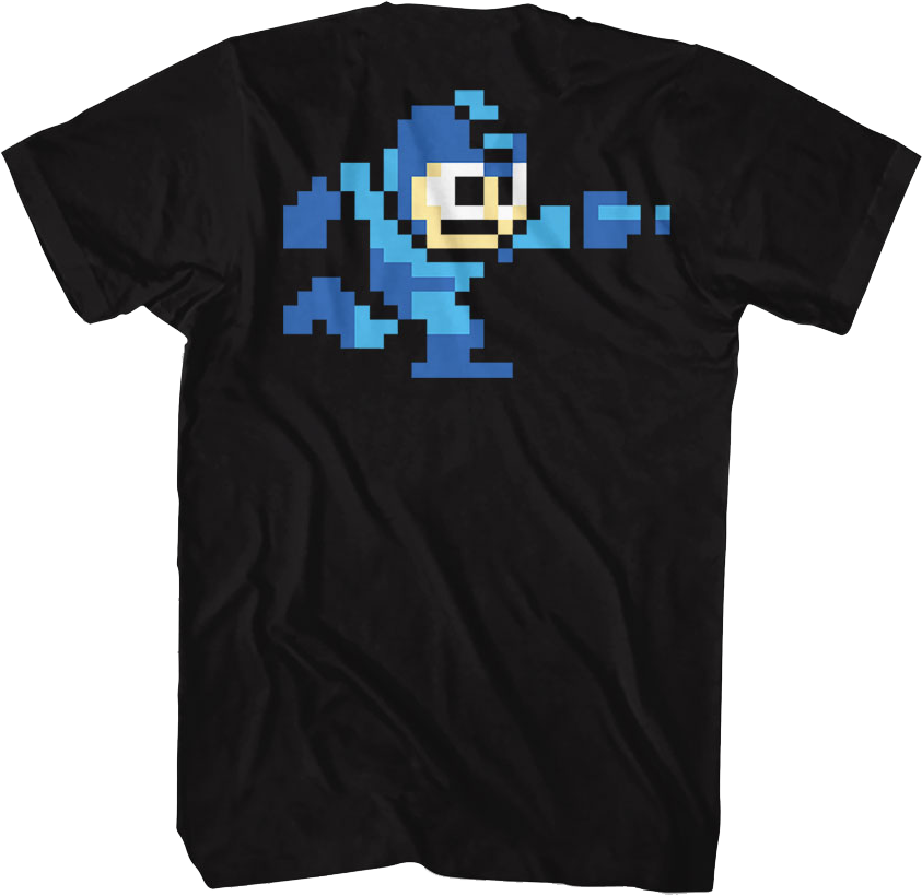 Front & Back 8-Bit Mega Man T-Shirt product image 1