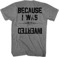 Front & Back Because I Was Inverted Top Gun T-Shirt product image 1