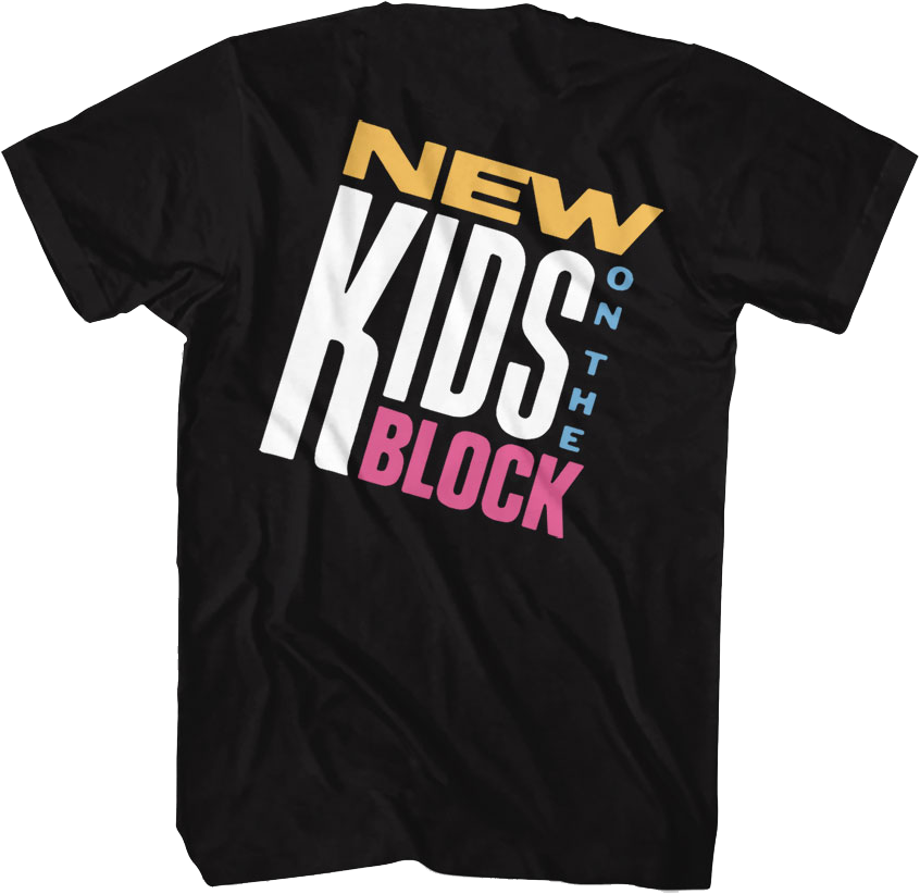 Front & Back Debut Album New Kids On The Block T-Shirt product image 3