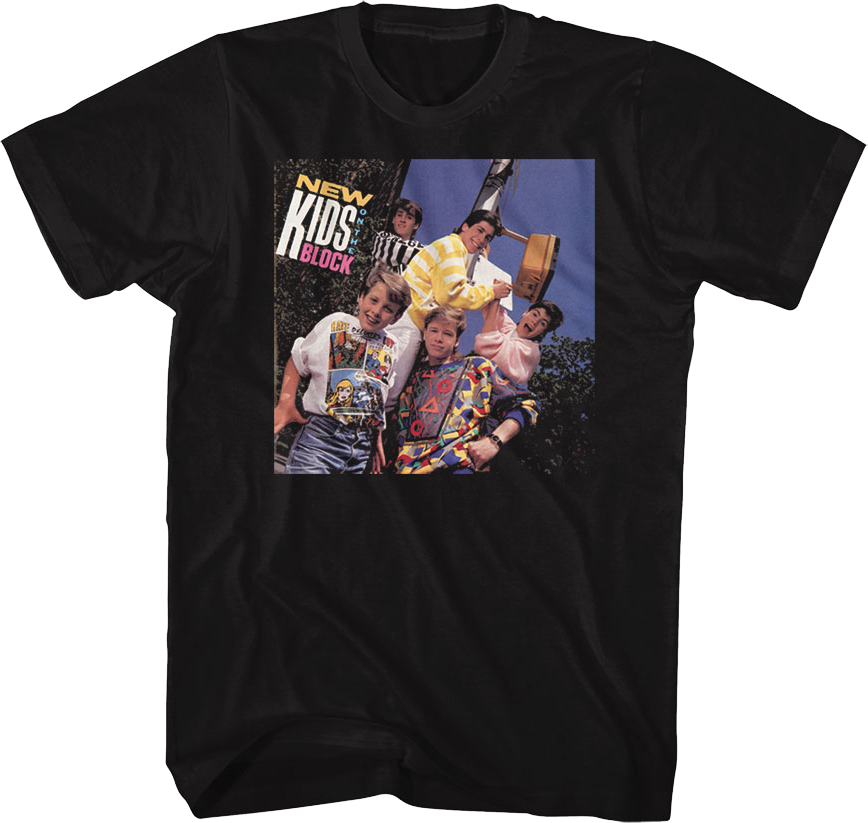 Front & Back Debut Album New Kids On The Block T-Shirt product image 1