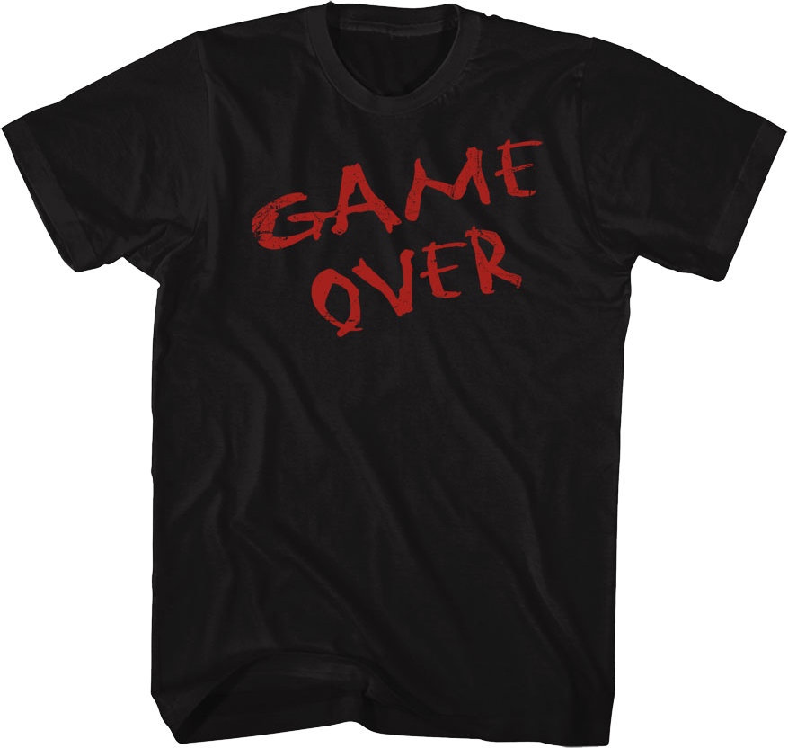 Front & Back Game Over Saw T-Shirt product image 1