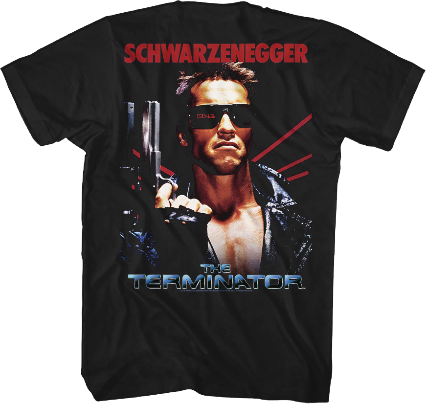 Front & Back I'll Be Terminator T-Shirt product image 3