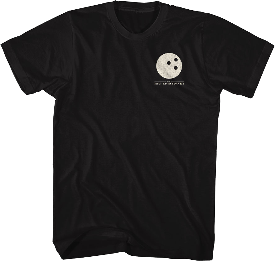 Front & Back Lebowski Bowling Team Big T-Shirt product image 3