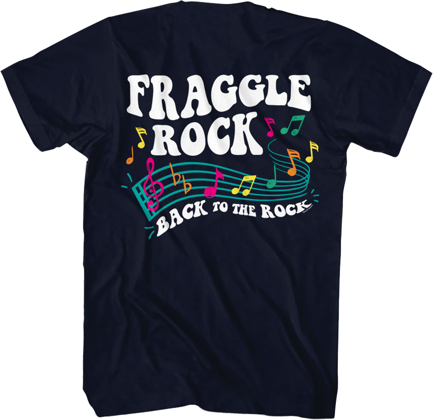 Front & Back Music Notes Fraggle Rock T-Shirt product image 3