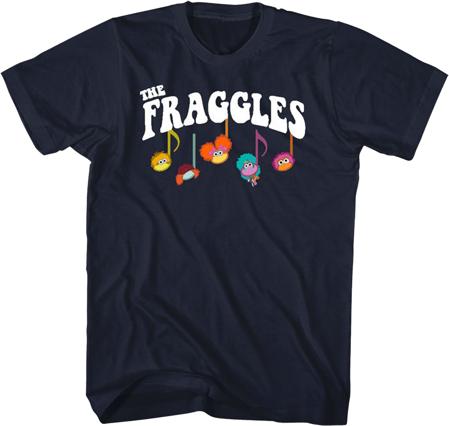 Front & Back Music Notes Fraggle Rock T-Shirt product image 1