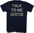 Front & Back Talk To Me Goose Top Gun T-Shirt product image 1