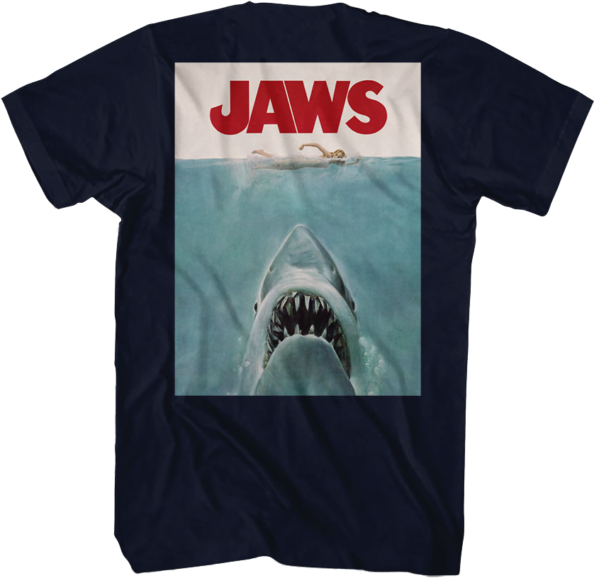 Front & Back You're Gonna Need A Bigger Boat Jaws T-Shirt product image 3