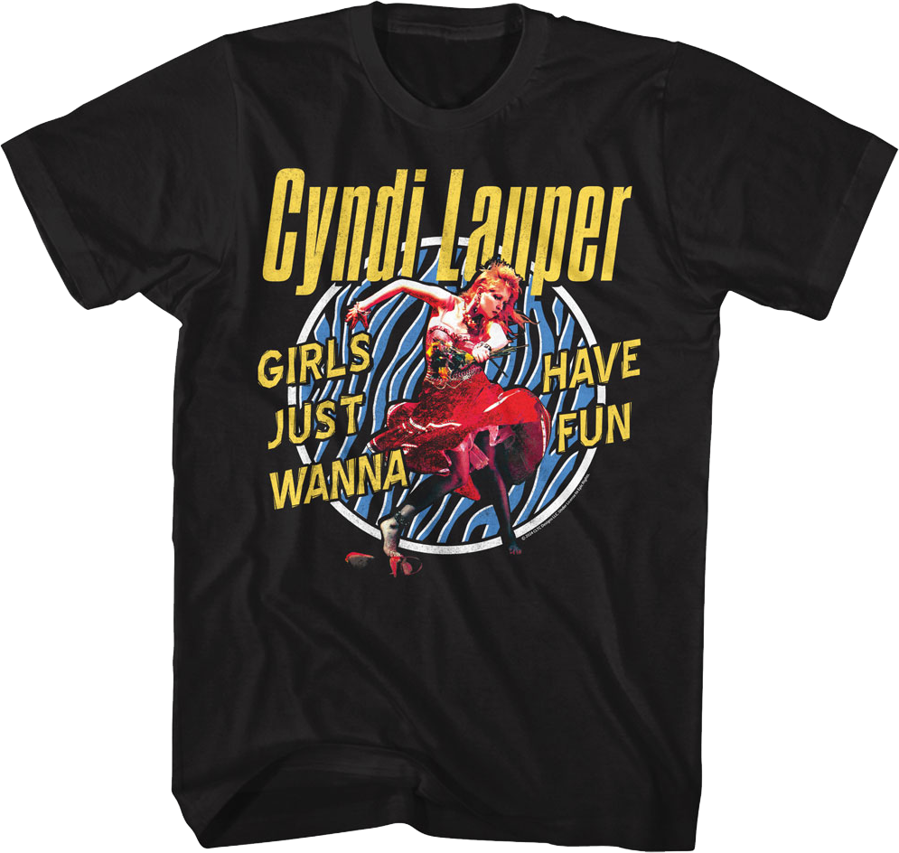 Girls Just Wanna Have Fun Cyndi Lauper T-Shirt product image 1