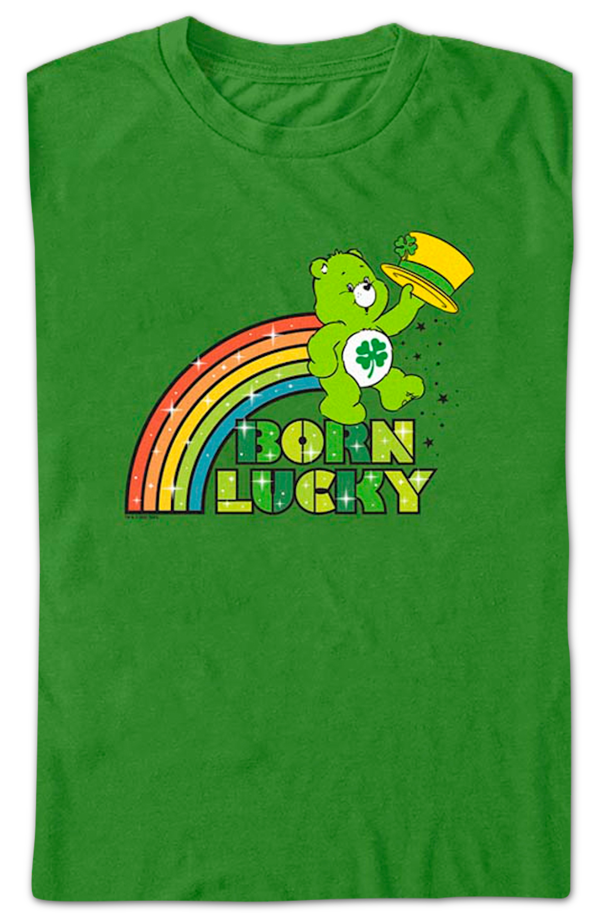 Good Luck Bear Born Lucky Care Bears T-Shirt product image 2