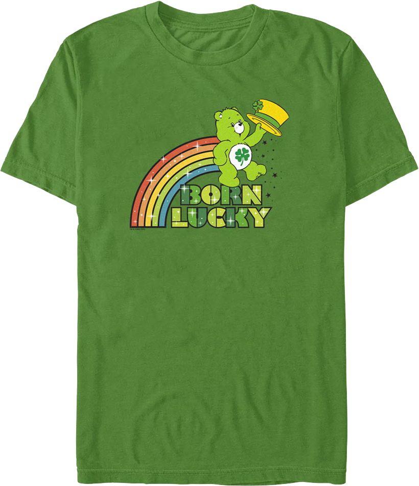 Good Luck Bear Born Lucky Care Bears T-Shirt product image 1