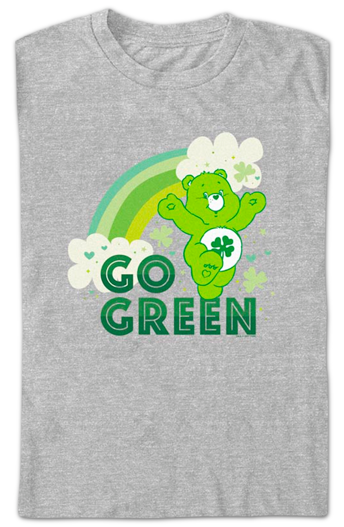 Good Luck Bear Go Green Care Bears T-Shirt product image 2