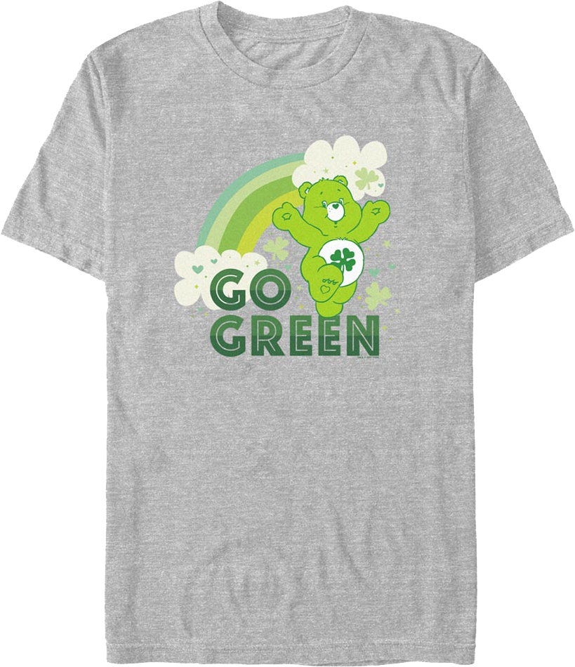 Good Luck Bear Go Green Care Bears T-Shirt product image 1