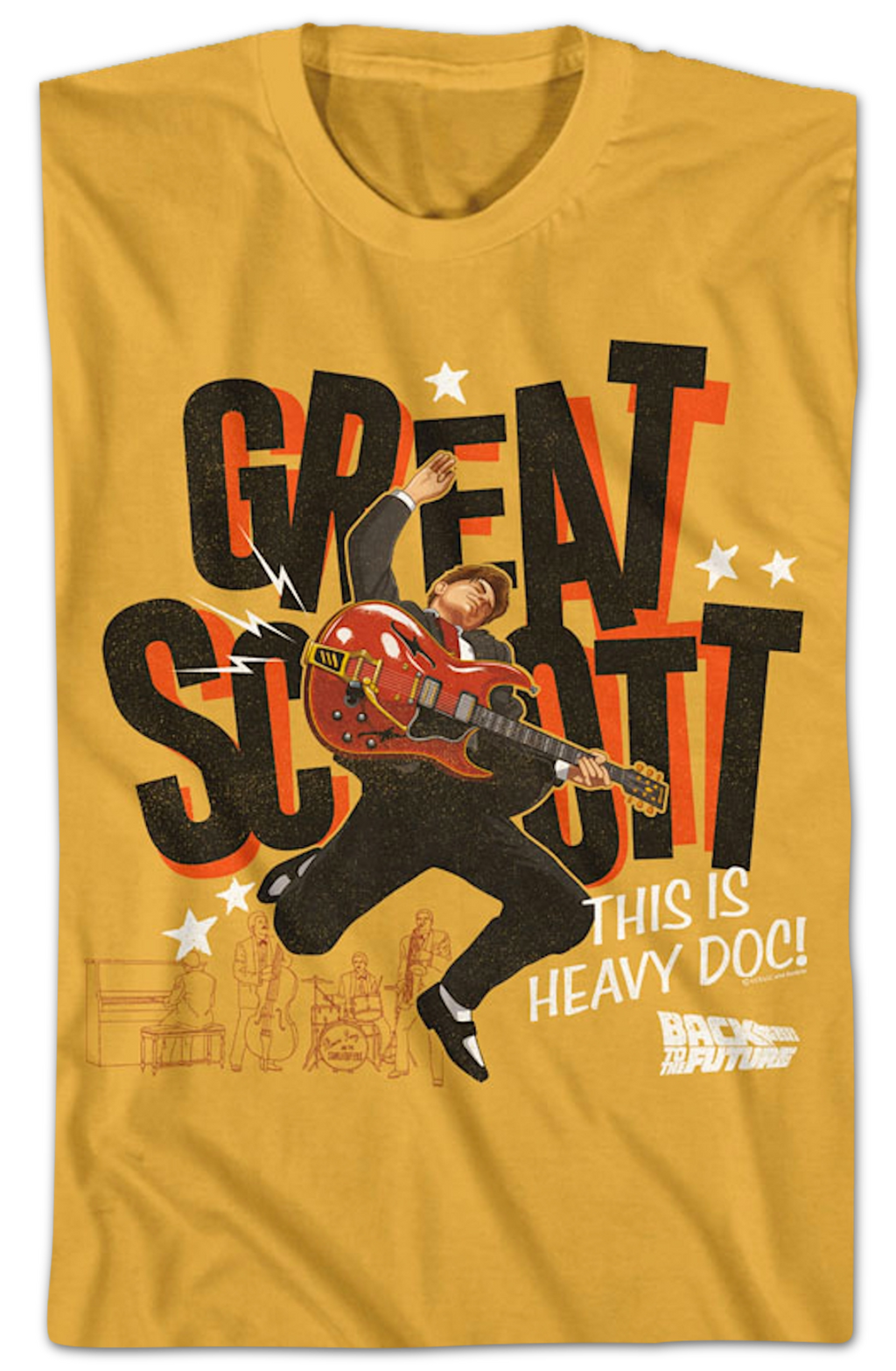 Great Scott Guitar Solo Back To The Future T-Shirt product image 2