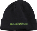 Green Logo Iron Maiden Cuff Beanie
