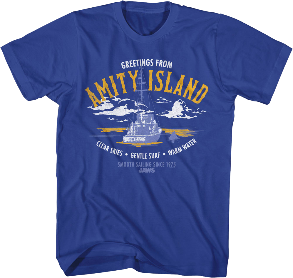 Greetings From Amity Island Jaws T-Shirt product image 1
