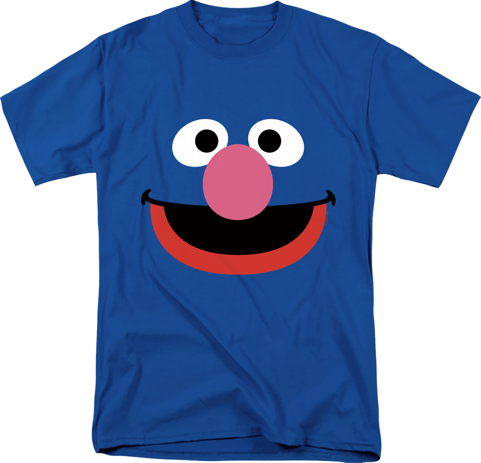 Grover Face Sesame Street T-Shirt product image 1