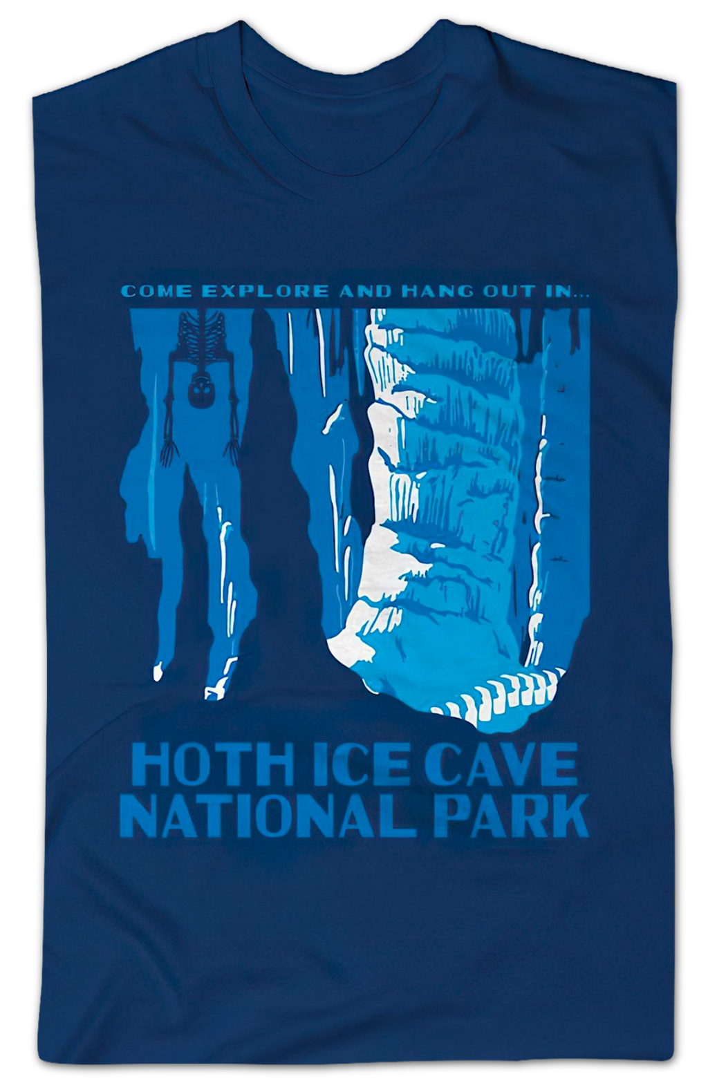 Hoth Ice Cave National Park Star Wars T-Shirt product image 2